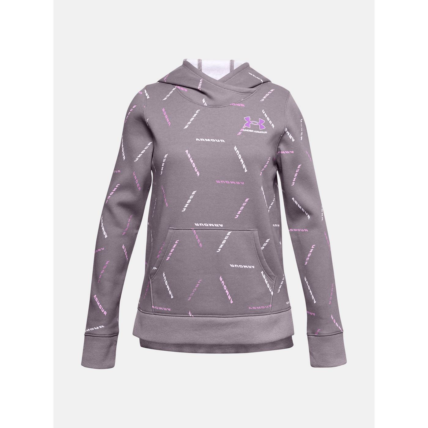 Levně Under Armour Mikina Rival Fleece Printed Hoodie - Holky